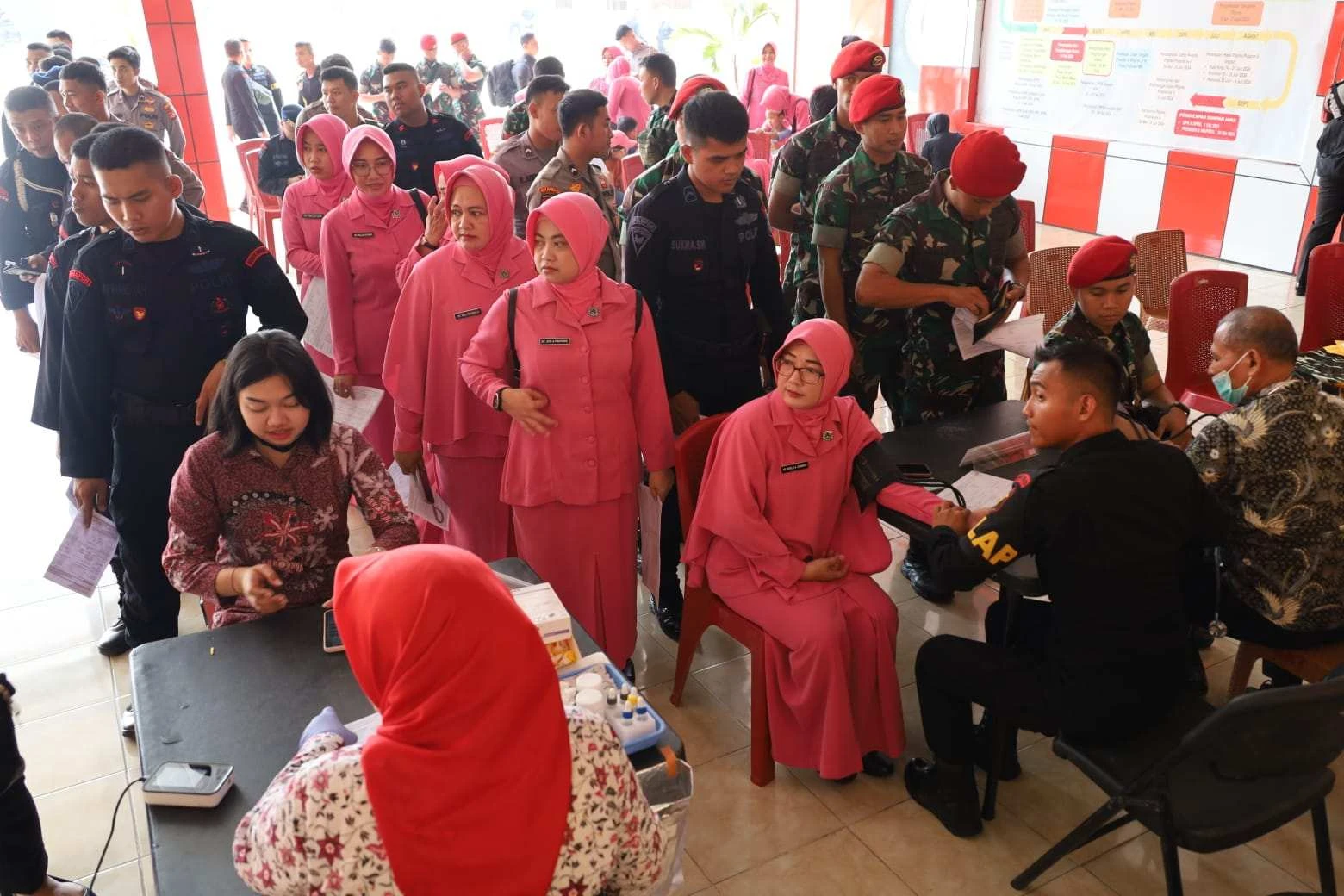 Satbrimob Polda Banten Gelar Donor Darah, Sambut HUT Korps Brimob Polri ke - 78