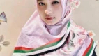 Gunakan Hijab Motif Bendera Palestina, Inara Rusli curi perhatian Netizen