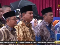 Prabowo Hadiri Dialog Terbuka Muhammadiyah di Surabaya