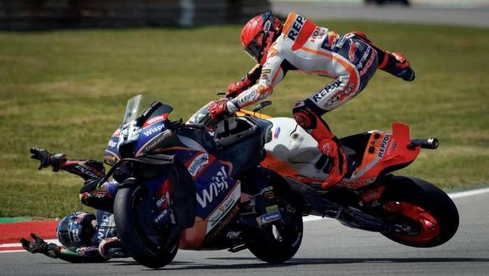 Rider Paling Sering Jatuh di MotoGP 2023 Adalah...